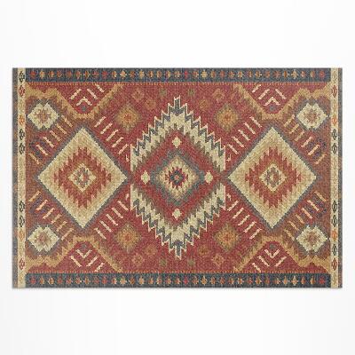 Vinyl carpet Harmony of Aztec geometric figures