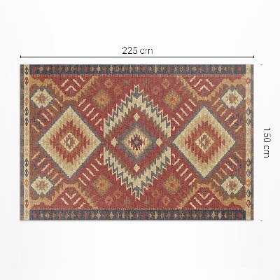 Vinyl carpet Harmony of Aztec geometric figures