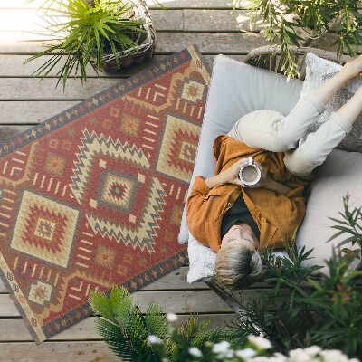 Vinyl carpet Harmony of Aztec geometric figures