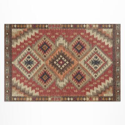 Vinyl carpet The geometric precision of Aztec art