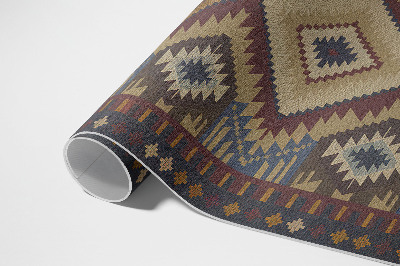 Vinyl carpet Ancient Aztec patterns full of symmetry
