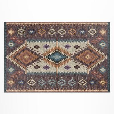 Vinyl carpet Symmetrical Aztec arrangements