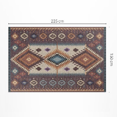 Vinyl carpet Symmetrical Aztec arrangements