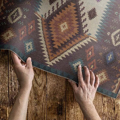 Vinyl carpet Symmetrical Aztec arrangements