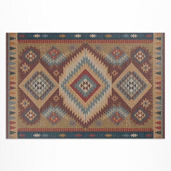 Vinyl carpet Aztec symmetry