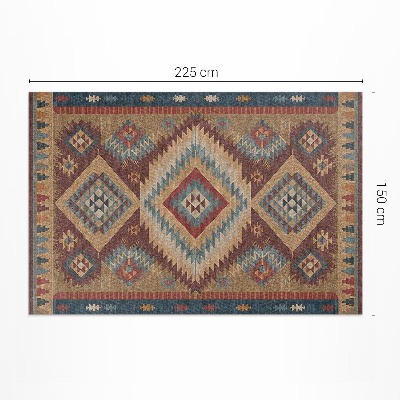 Vinyl carpet Aztec symmetry
