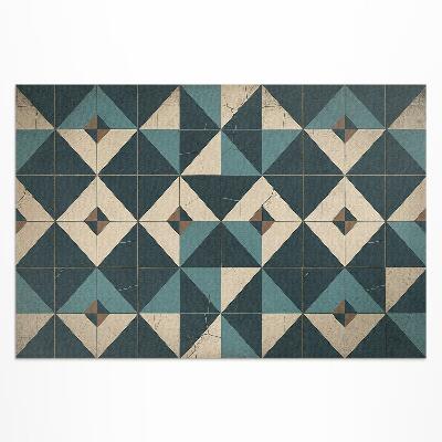Vinyl carpet Art deco tiles with geometric figures