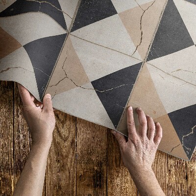 Vinyl carpet Imitation antique tiles