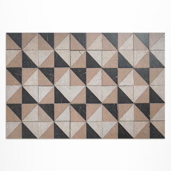 Vinyl carpet Traditional mosaic of an old house