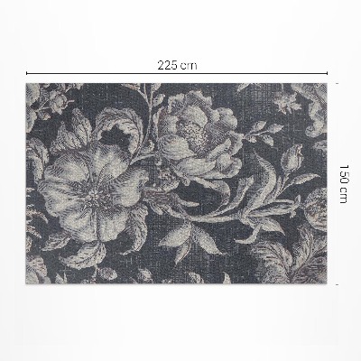 Vinyl carpet Romantic vintage patterns