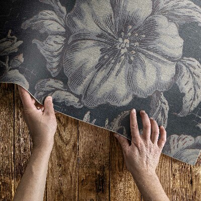 Vinyl carpet Romantic vintage patterns