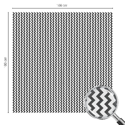 Decorative window film stained glass design Zigzag pattern