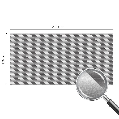 Frosted window film with stained glass pattern Geometric stripes