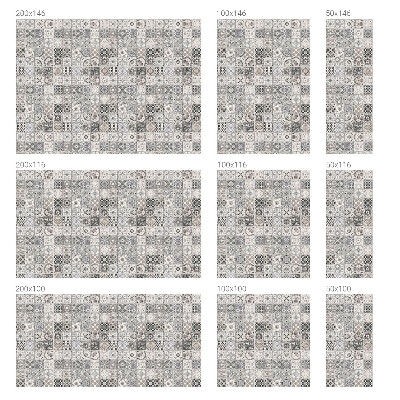 Coloured glass film for windows Tiled patterns