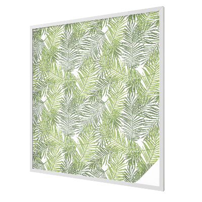 Privacy window film stained glass effect Plant patterns