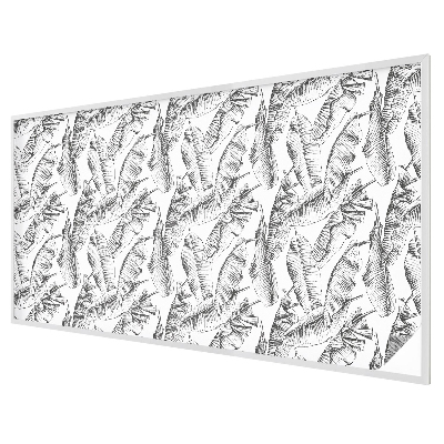 Privacy window film stained glass effect Tropical leaves