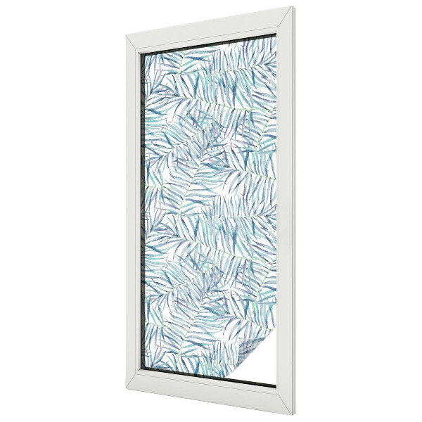 Patterned window film stained glass Botanical pattern