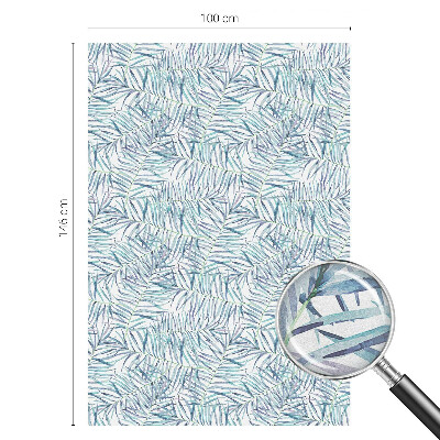 Patterned window film stained glass Botanical pattern