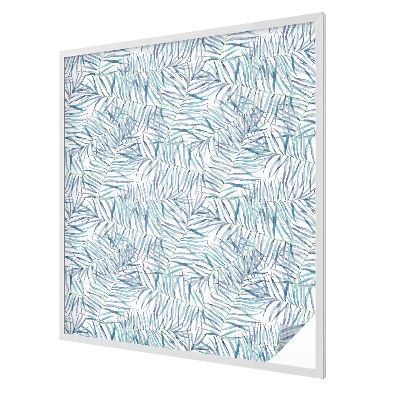 Patterned window film stained glass Botanical pattern