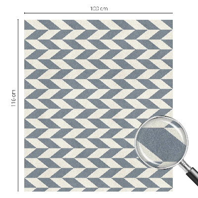 Frosted window film with stained glass pattern Geometric illusion