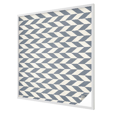 Frosted window film with stained glass pattern Geometric illusion