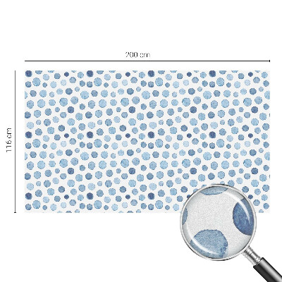Privacy window film stained glass effect Watercolor dots