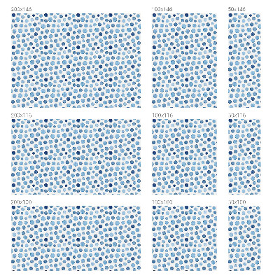 Privacy window film stained glass effect Watercolor dots