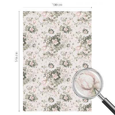 Patterned window film stained glass Floral beauty