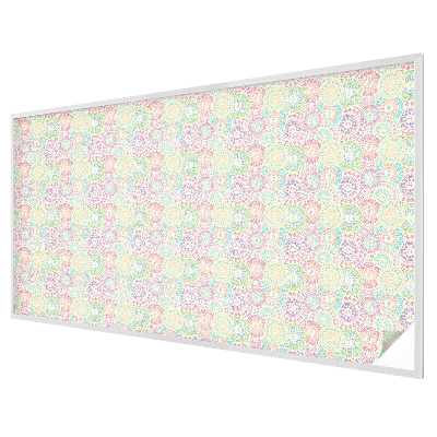 Patterned window film stained glass Colorful mandalas