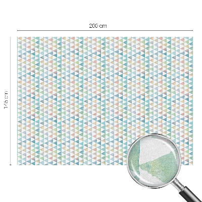 Patterned window film stained glass Geometric triangles