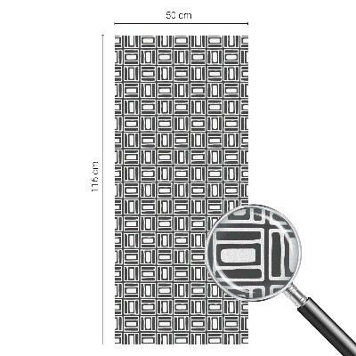 Coloured glass film for windows Energetic pattern