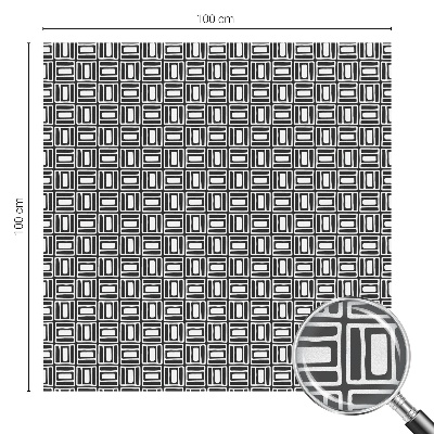 Coloured glass film for windows Energetic pattern