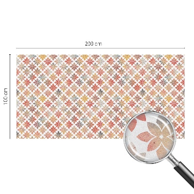 Patterned window film stained glass Floral beauty