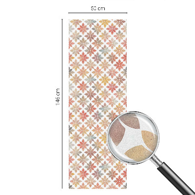 Patterned window film stained glass Floral beauty