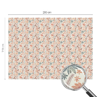 Coloured glass film for windows Floral arrangement