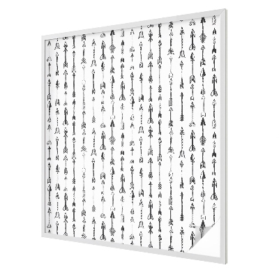 Patterned window film stained glass Geometric arrows