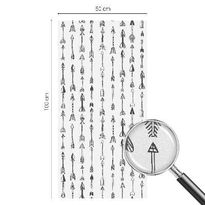 Patterned window film stained glass Geometric arrows