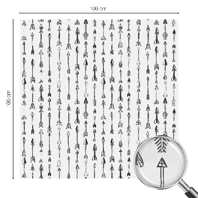 Patterned window film stained glass Geometric arrows
