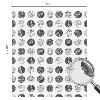 Privacy window film stained glass effect Marble elegance