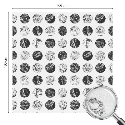 Privacy window film stained glass effect Marble elegance