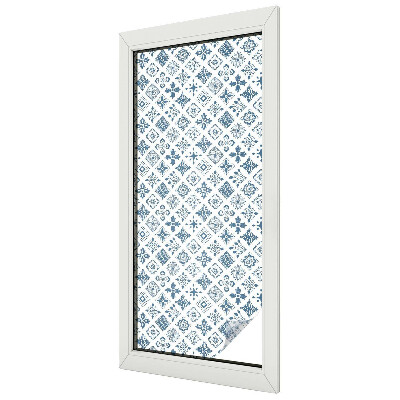 Patterned window film stained glass Floral ornament