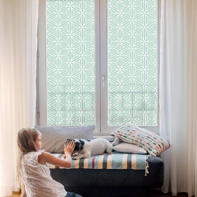 Privacy window film stained glass effect Harmonious structure