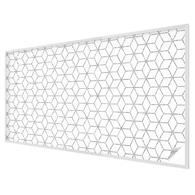 Decorative window film stained glass design Dotted rhombuses