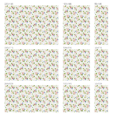 Coloured glass film for windows Floral pattern