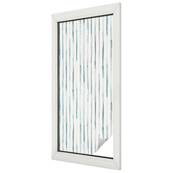 Decorative window film stained glass design Vertical stripes