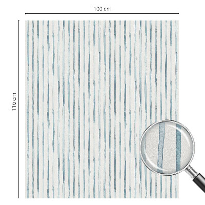 Decorative window film stained glass design Vertical stripes