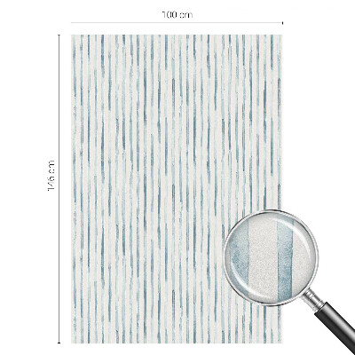 Decorative window film stained glass design Vertical stripes