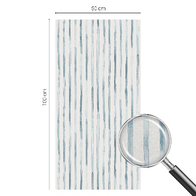 Decorative window film stained glass design Vertical stripes