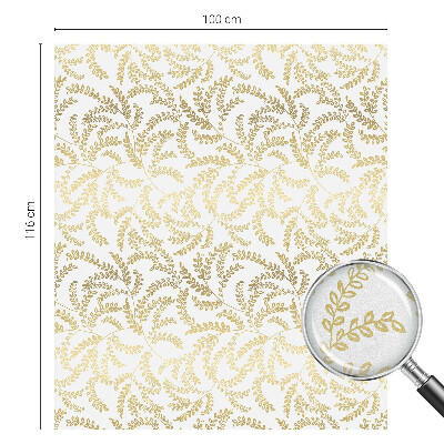 Frosted window film with stained glass pattern Plant pattern