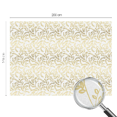 Frosted window film with stained glass pattern Plant pattern